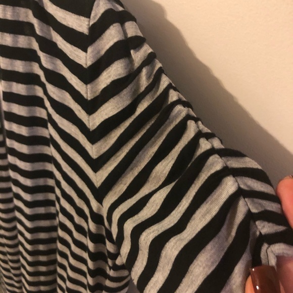 🍁3/$25🍁 striped cardigan with built-in tank - Picture 3 of 8